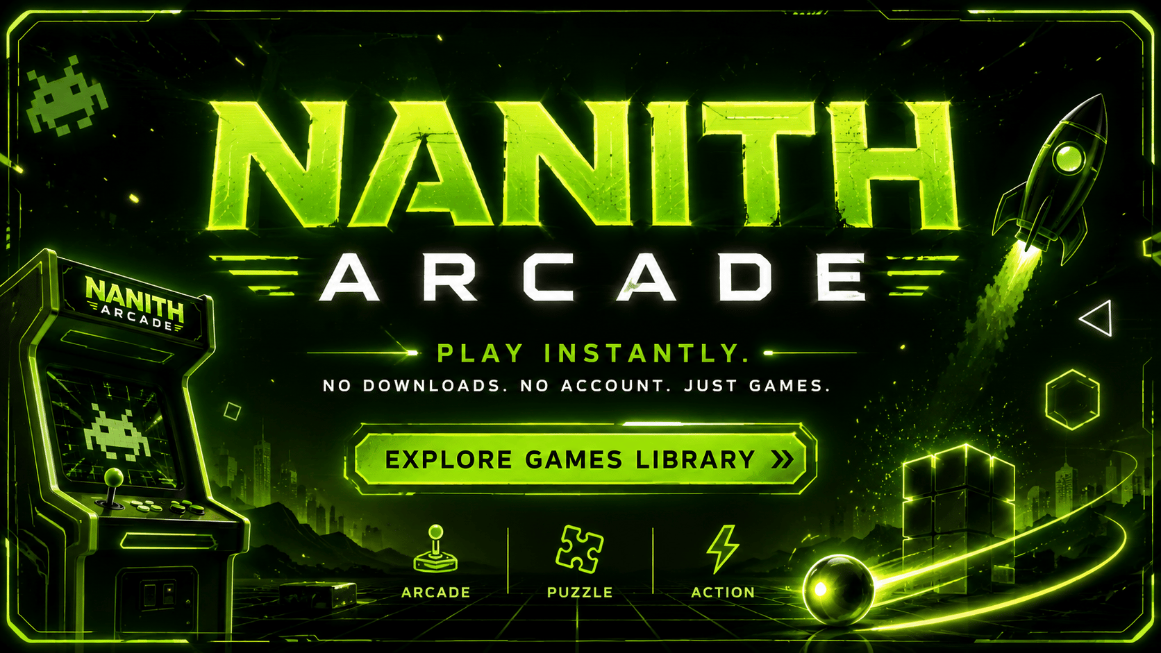 Nanith Arcade games library